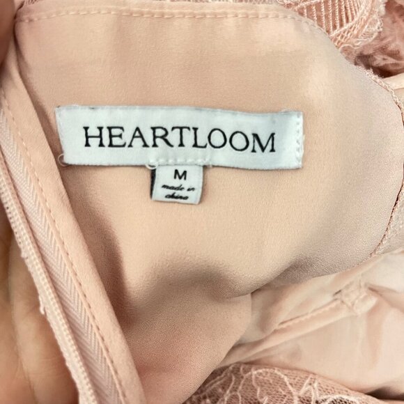 Heartloom Lace Flutter BabyDoll Sheer‎ Dusty Pink Top Size M - Picture 5 of 9